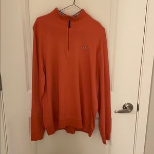 Vineyard vines pink large quarter zip